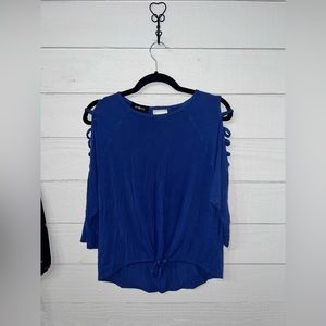 Girls cut out blouse
